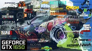 GTX 1650 in 2022 - GTX 1650 & i5 10400F Test in 52 Games [GTX 1650 Benchmark 1080p] PT 2