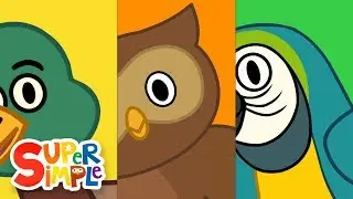 Turn & Learn ABCs - BIRDS! | ​​🌈 Super Simple ABCs