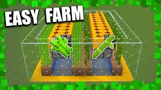 Minecraft: simple Sugarcane / Bamboo Farm