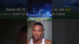 Amon-Ra St. Brown says he didn’t want to go to the Lions 🤯 #nfl #shorts