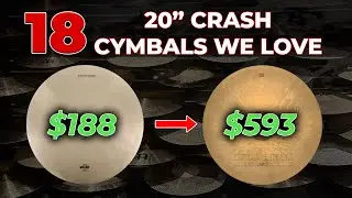 20 Inch Crash Cymbals We Love | Which Is Best For You?