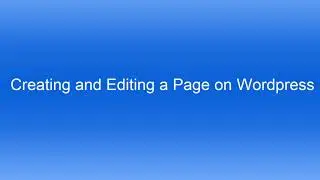 Creating and Editing a Page on Wordpress - Virtono Guide