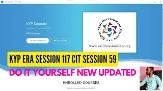 KYP CIT Session 117 Do It Your Self & take a challenge