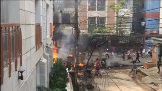 See how the electric wires got burnt
