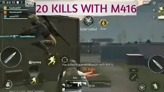 20 Kills in TDM with M416+kar98k|gaming|yash vlogs