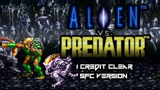 Alien vs Predator(SFC) - 1CC/Japanese ver.