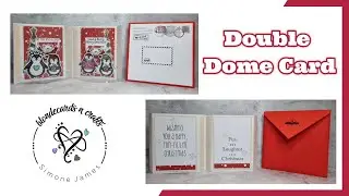 Double dome card | 6 x 6 envelope | @CraftStashcoukTV @MixedUpCraft