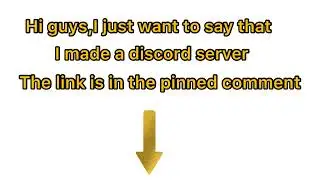 I made a discord server(link is in the pinned comment)