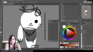 Twitch: Mermay? Mermeow! - rigging a simple character turnaround in Spine Pt.1