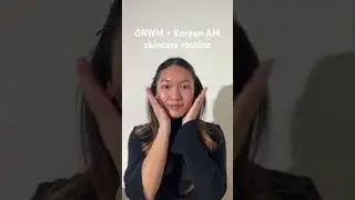 My current Korean AM skincare routine #grwm #koreanskincare #skin1004 #mediheal #morningskincare