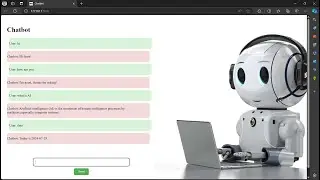 ChatBot Web Application | Flask + Python + JavaScript Full Project