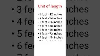 unit of length conversions । #unit #length #conversions