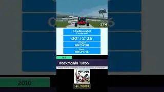 Evolution of Trackmania games all NDS only 