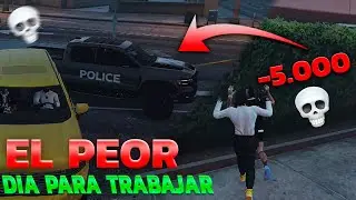 MI PEOR día PARA ROBAR en LA CITY 😨 | GTA5 RP