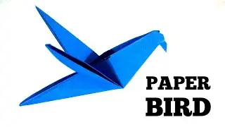 How to make a paper origami bird||DIY easy origami paper craft||paper bird