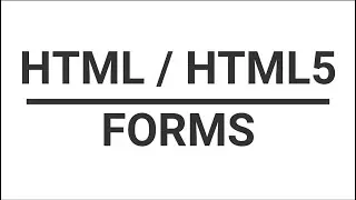 HTML Form Tutorial no 9 - HTML5 Advanced Input Tag Elements