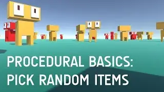 Procedural Generation For Beginners: Pick a Random Item from an Array