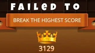 Failed to Break the Higher Score | Wood Block Puzzle Game #games #ronnielukerl #trending