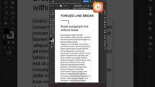 Illustrator force line break 