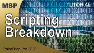 Script Breakdown - Tutorial - PaintShop Pro