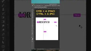 Alignment tip in Photoshop