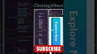 Click Effect in Button | Web Tech | 