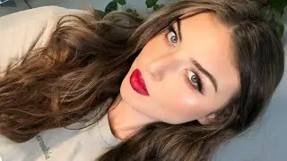 AFFORDABLE HOLIDAY MAKEUP | Red Lips + Soft Smokey Eye