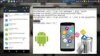 Desinstalar  aplicaciones basura en Android con ADB-SHELL