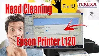 Head cleaning epson printer using resetter application