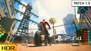 CYBERPUNK 2077 NEW PATCH 1.5 UPDATE - PS4 Slim Gameplay Test & Performance 21