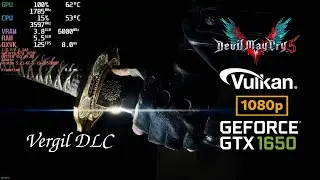 Devil May Cry 5 Vergil DLC (1080p) - GTX 1650 GDDR6 - Manjaro 20.2 KDE