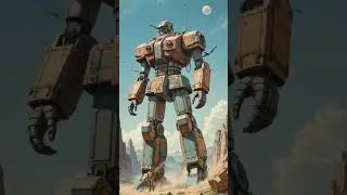 1950s cyber Rider mech mecha giant robot synthwave chillwave retrowave 80s nostalgia music