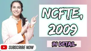 NCFTE 2009 | National Curriculum Framework for Teacher Education, 2009 Very Imp 