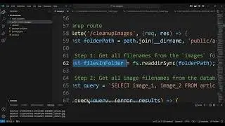 NodeJS delete files