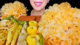 ASMR ROASTED VEGGIES ARTICHOKE HEART, SNOW FUNGUS MUSHROOM, SOY BEAN PODS, BABY CORN,  SOYBEAN CURD