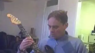 Blues guitar lesson {James Fairfoul}{Slow}in F 2007