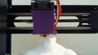 Batman 3d print time lapse