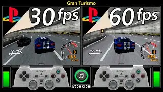 [1997] Gran Turismo (PlayStation vs PlayStation) Gameplay Comparison