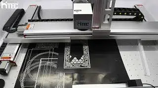 JPT 200W MOPA Large size metal plate engraving mirror glass laser marking