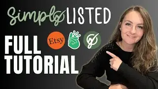 Simply Listed Full Tutorial - Print On Demand Mockup Automation