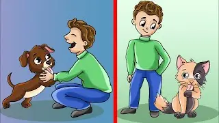 La vie d'un amoureux de Chien VS la vie d'un amoureux de Chat