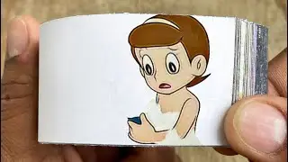 Perman Cartoon Flipbook #4 | Boobie Saw Sumire Bathing Flip Book | Artist 2024