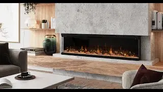 Modern Ember Skyline 3-Sided Smart Electric Fireplace Insert