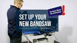 Set up your new DIMAKIN Bandsaw in less than 10 minutes! Quick Setup!