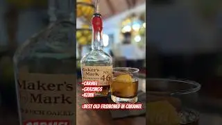 Grazings has the  BEST Old Fashioned in Carmel, CA 🤩 #grasings #carmel #oldfashioned #badaxebourbon