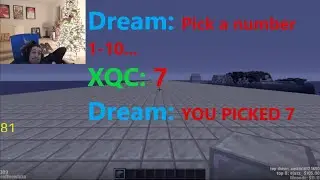Dream predicts xqc through his response video... (w/chat)