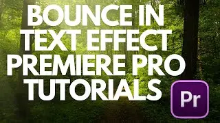 bounce in text effect premiere pro tutorials bangla 2024