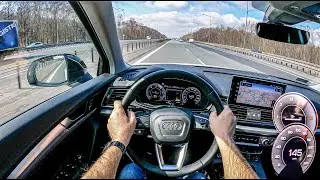 NEW Audi Q5 2021 (2.0 TDI 204 hp)| POV Test Drive 