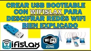CREAR USB CON EL PROGRAMA WIFISLAX PARA DESCRIFRAR REDES WIFI