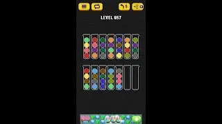 Ball sort puzzle level 657